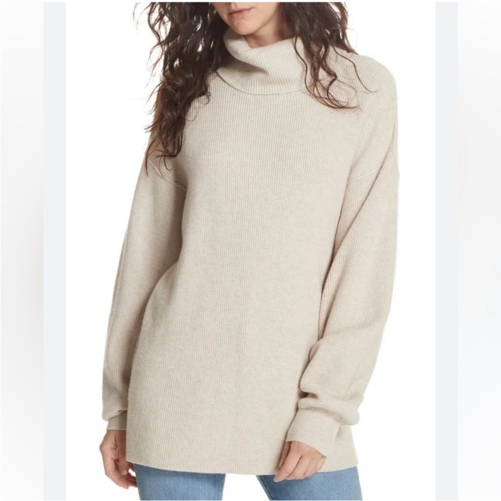 Free people softly structured tunic